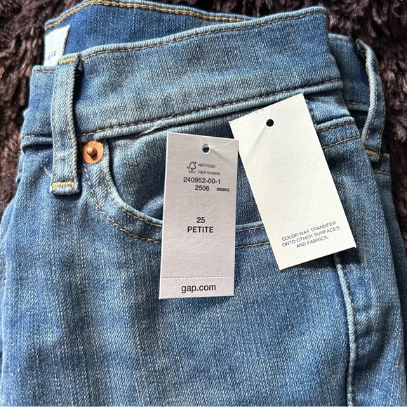 NWT Gap True Skinny Ankle Jeans Size 25P - Picture 4 of 6